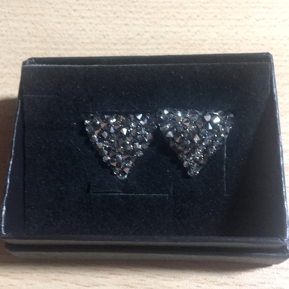 Sharon Vaizer 3D Geometric Crystal Swarovski Earrings